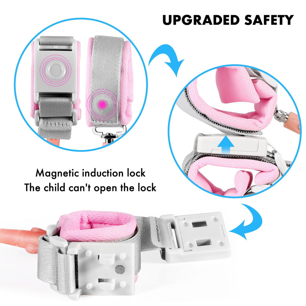 Betertek magnetic unlock wristband supports safe, easy control during shopping and travel.