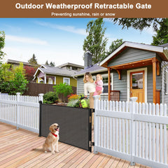 Stainless steel screws and rods resist rust in all weather.