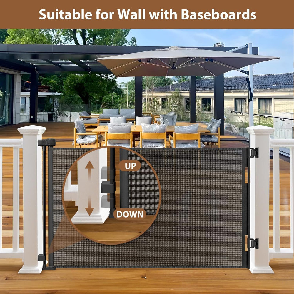 BETERTEK one-handed operation facilitates gate use while holding a child.