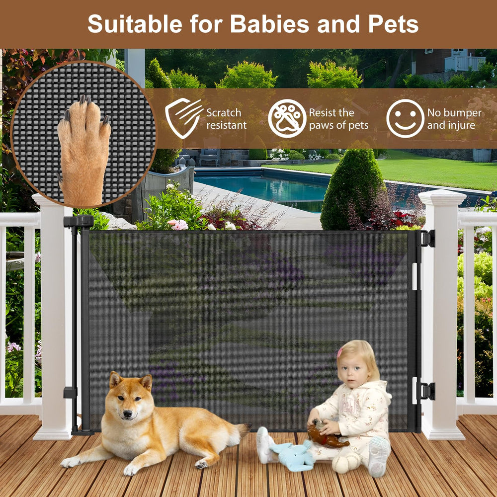 One-handed operation design shown for easy use while holding a child.