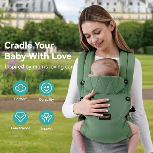 BethBear carrier adjustable waist belt adapts from newborn to toddler.