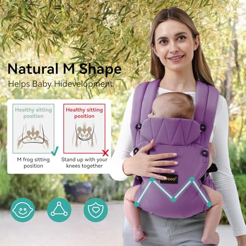 BethBear carrier X-back design distributes weight for balanced wear.