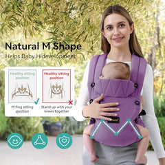 BethBear carrier X-back design distributes weight for balanced wear.