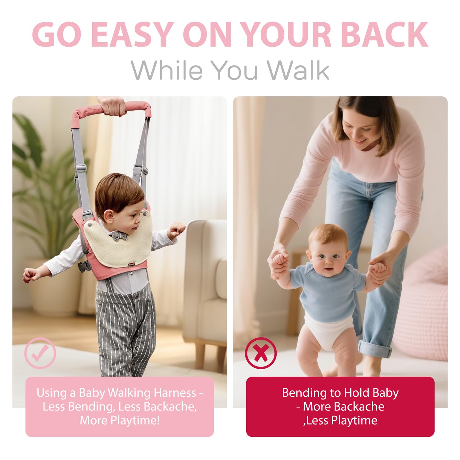 BethBear easy-on-off harness enables quick setup for busy parents