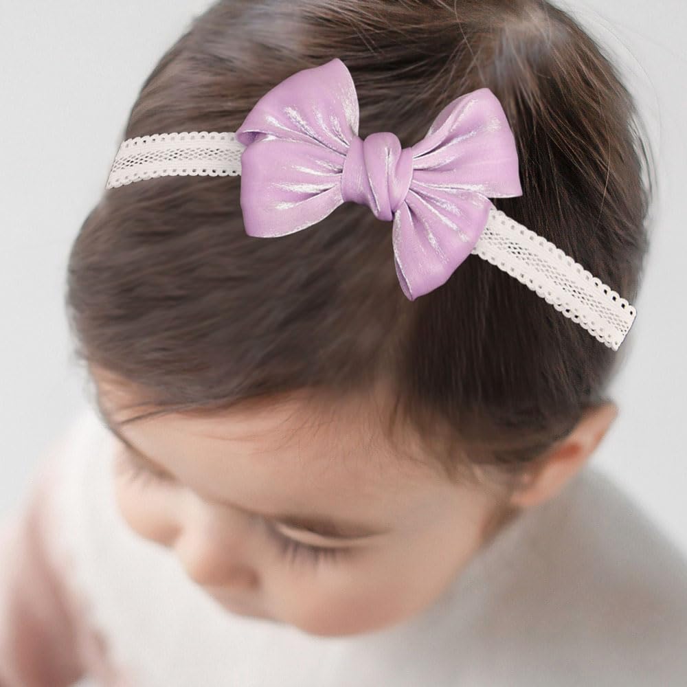 Bethynas satin bow headband delivers soft comfort during everyday wear