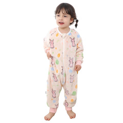 BETTERFUN rabbit-print baby sleeping bag offers cozy warmth for naps.