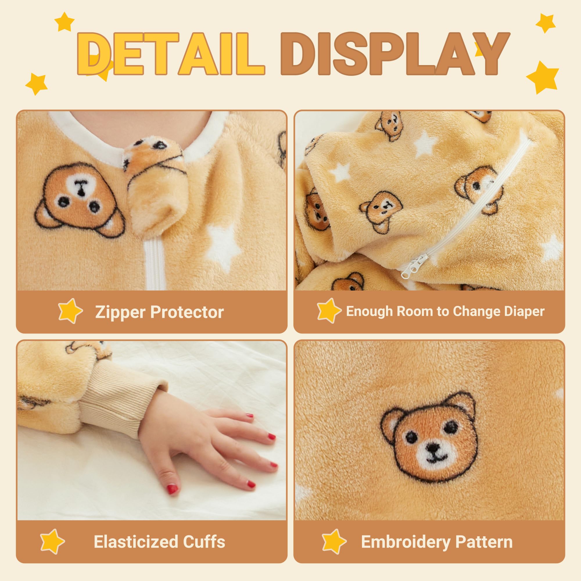 BETTERFUN non-toxic stitching ensures durability and frequent washing is easy.