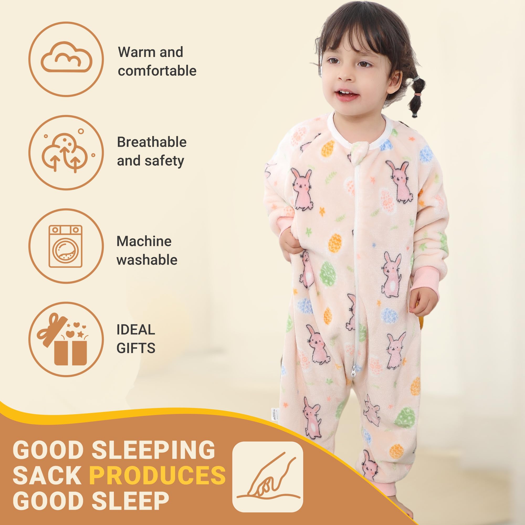 BETTERFUN roomy crotch area supports naps and playtime.