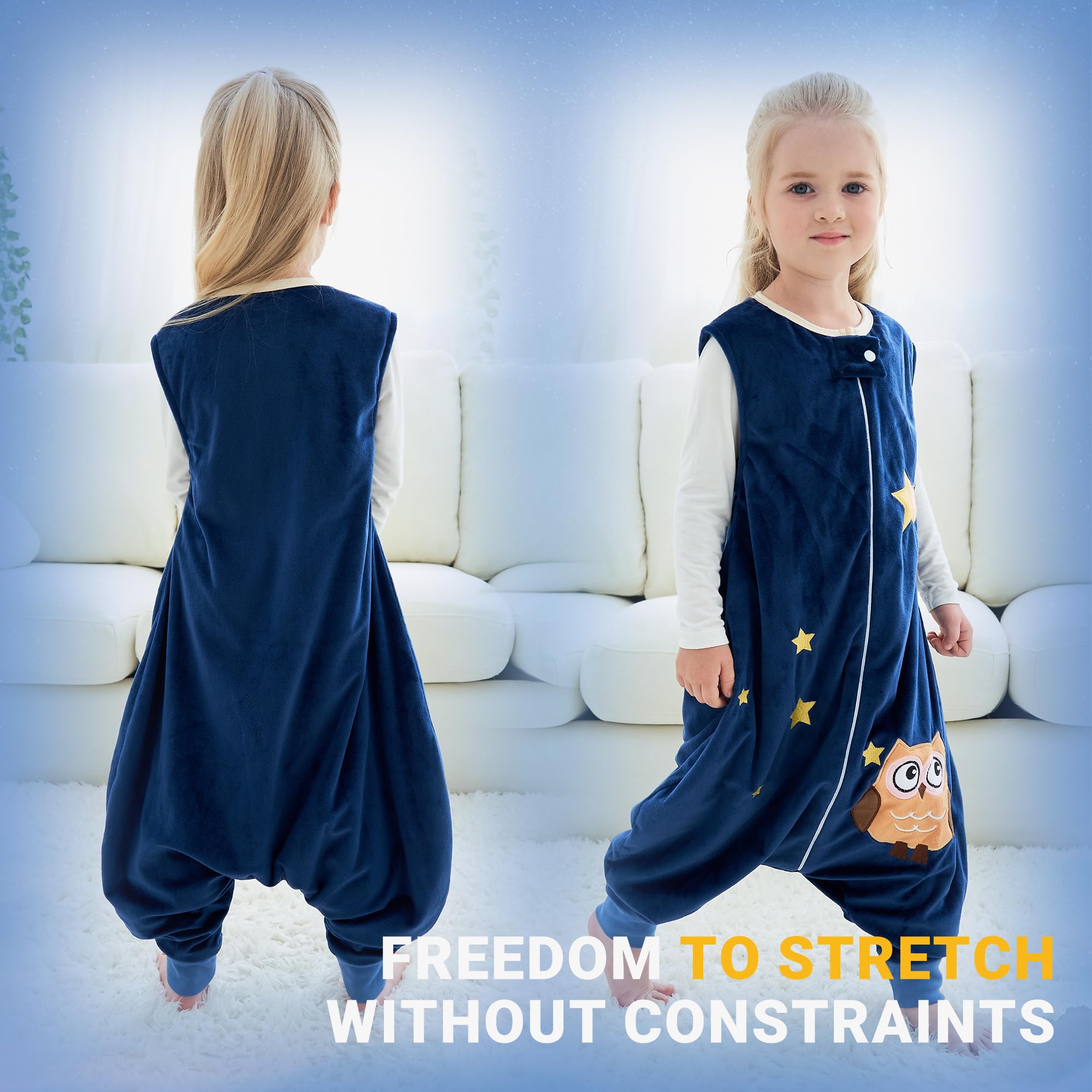 BETTERFUN Sleeping Sack with Feet durable stitching and non-toxic materials