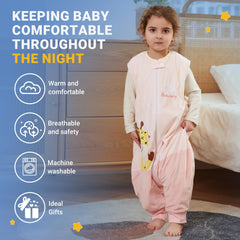 BETTERFUN two way zipper for quick diaper changes without waking the child.