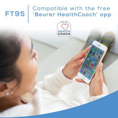 Beurer FT95 object temperature check for baby bottle.