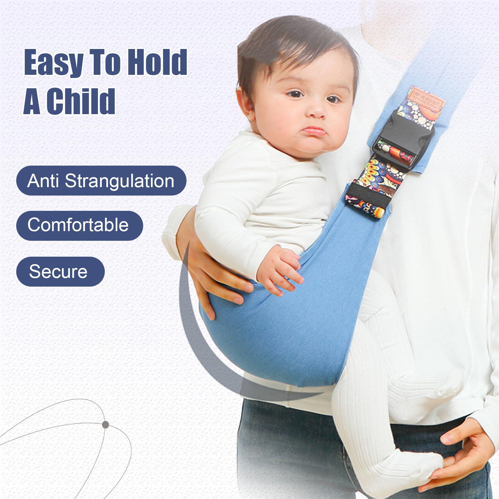 Beyoik toddler carrier adjustable straps provide flexible comfort during long outings