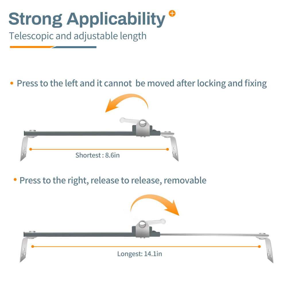 Bezant self-adhesive installation demonstrates tool-free, no-drill setup.