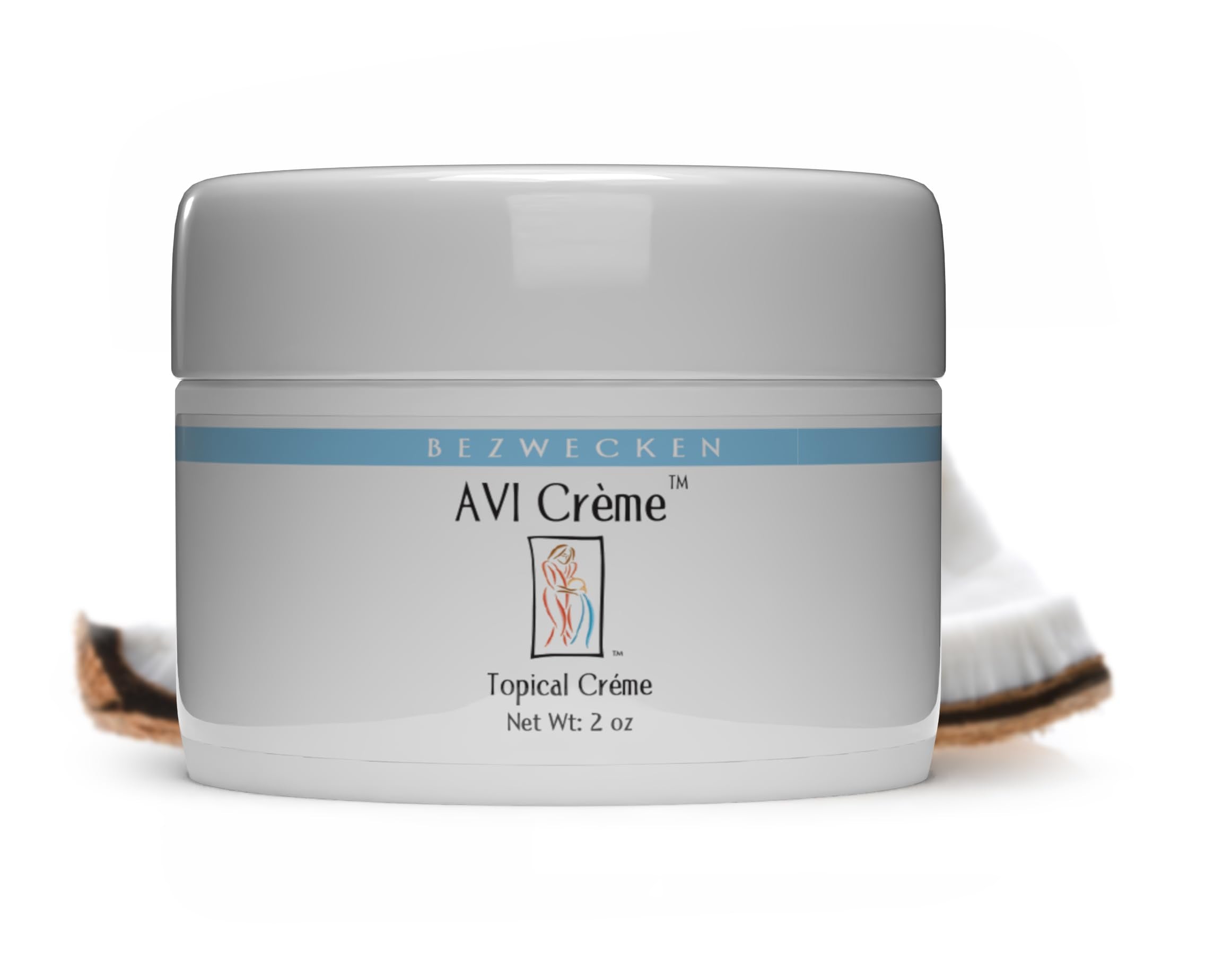 Bezwecken AVI Crème tube for external vaginal care to relieve discomfort.