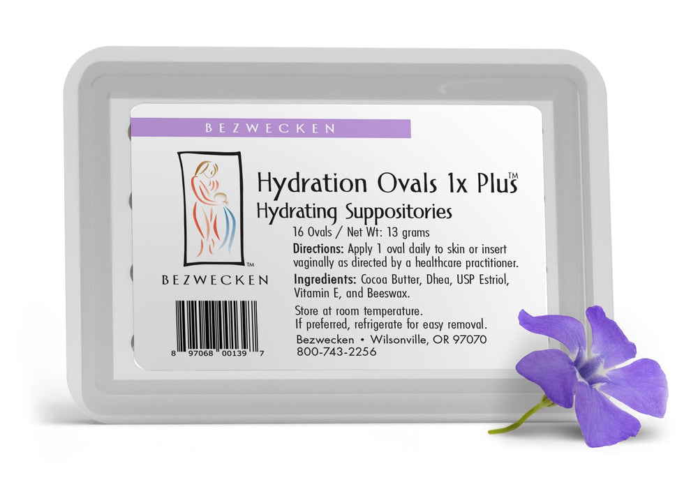 Bezwecken Hydration Ovals 1x Plus DHEA pack for vaginal moisture support.