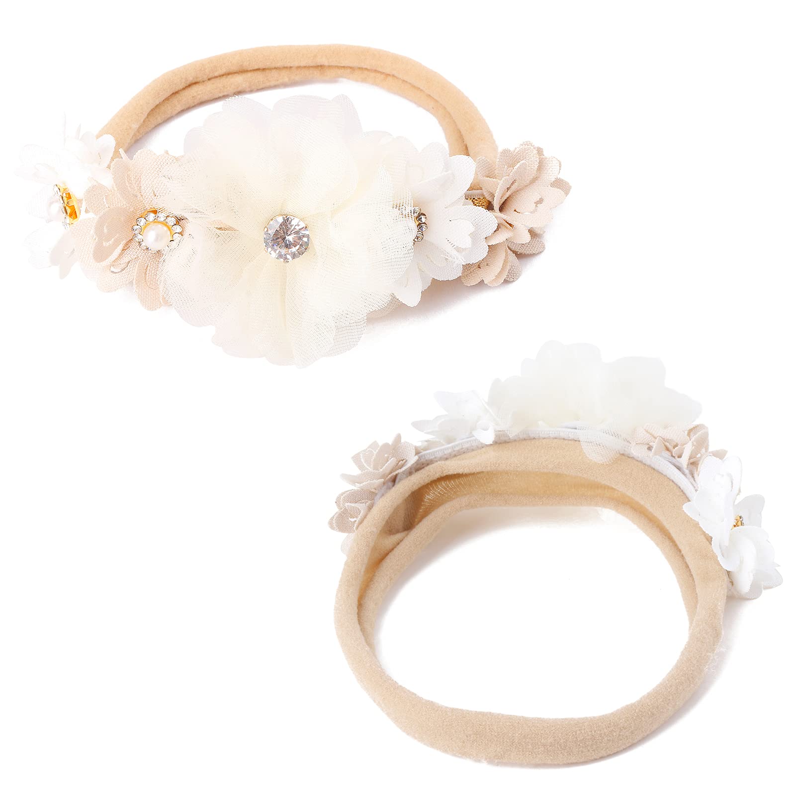 BFNAAgirl adjustable size headbands fit ages 1-6 for versatile styling.