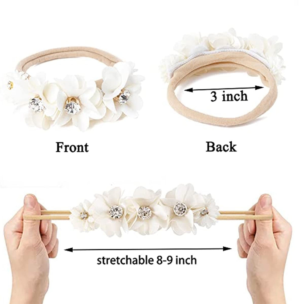 BFNAAgirl adjustable nylon headband fits ages 1–12 for easy styling