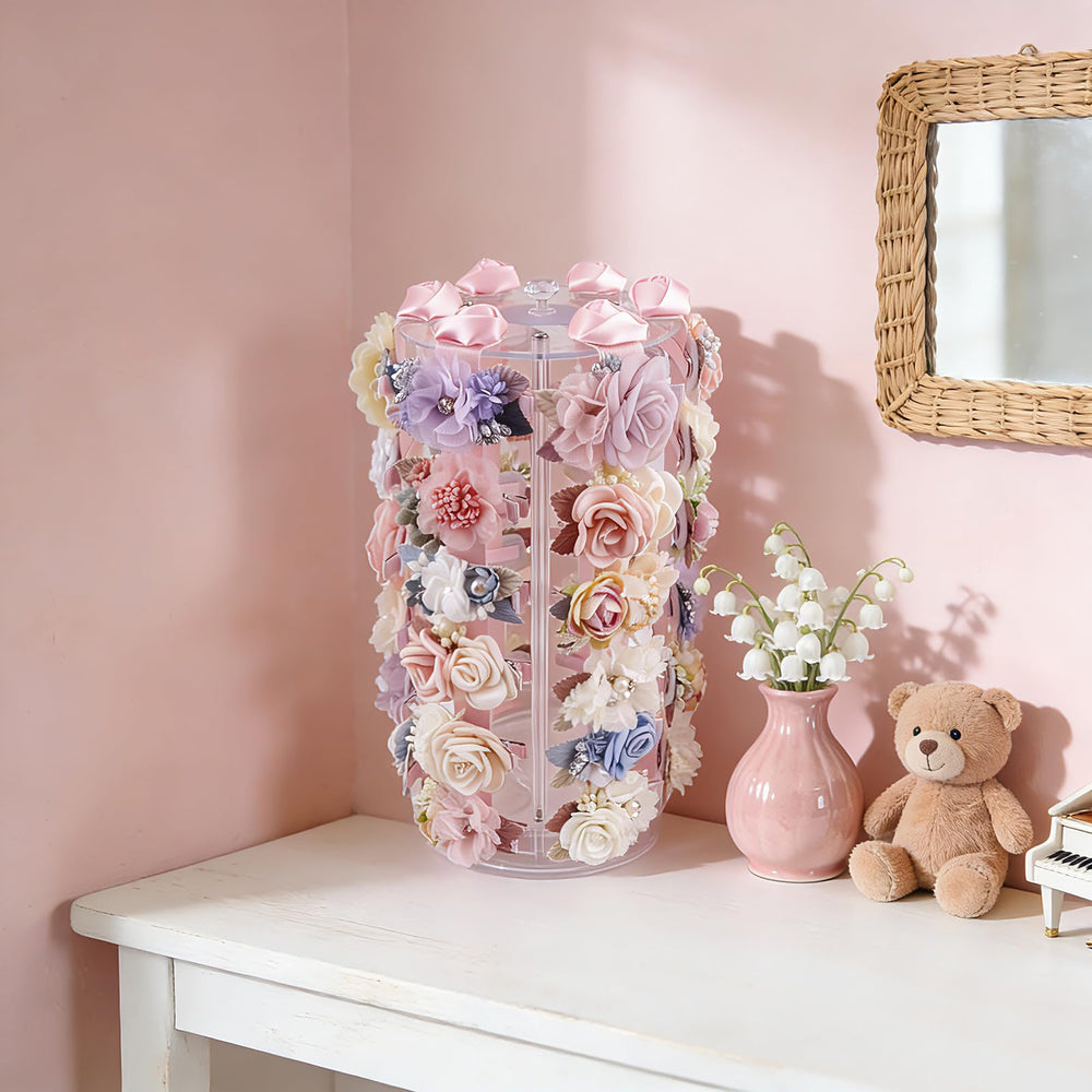 BFNAAgirl frosted acrylic base provides stable, gentle storage.