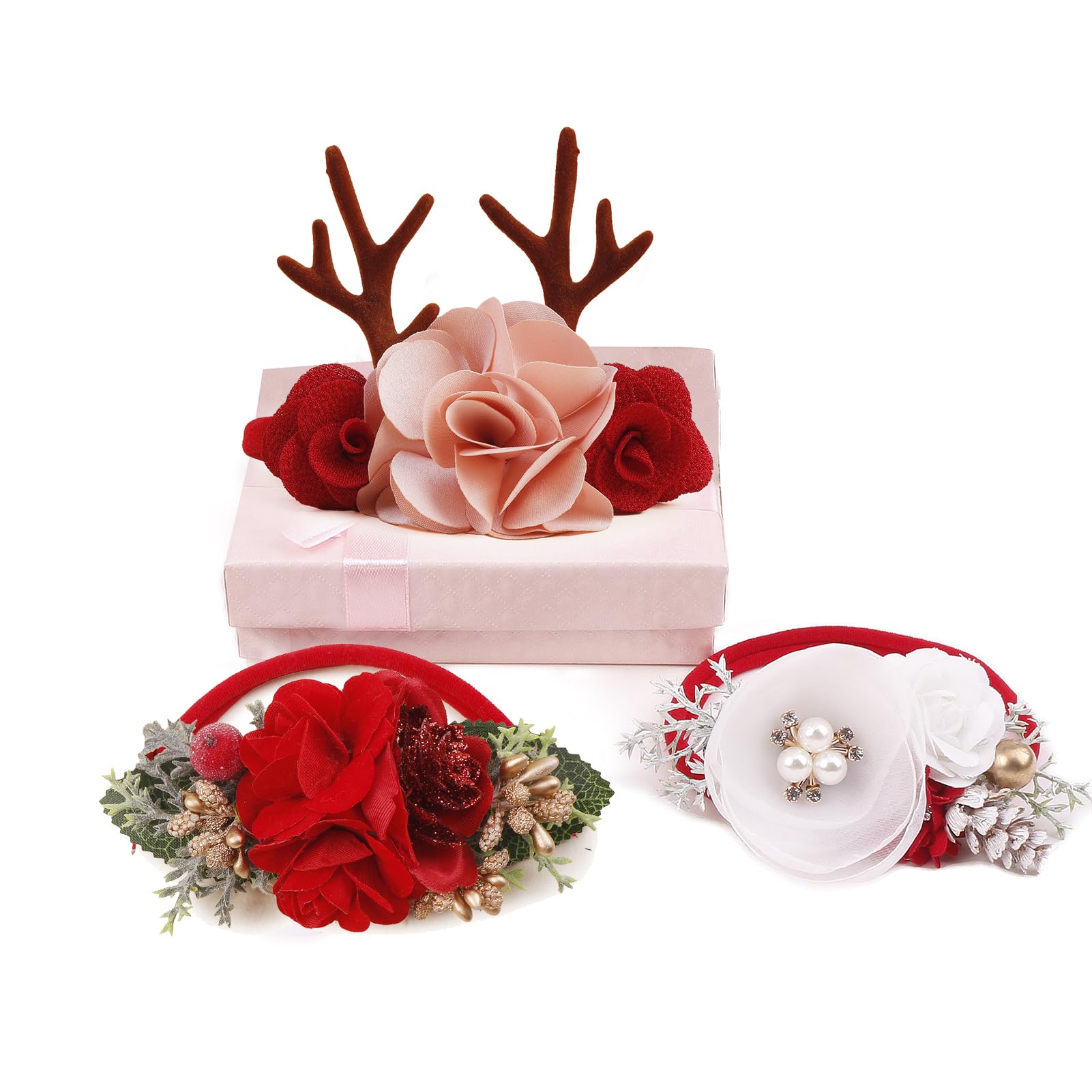 BFNAAgirl nylon headband stretches from 14 to 22 inches