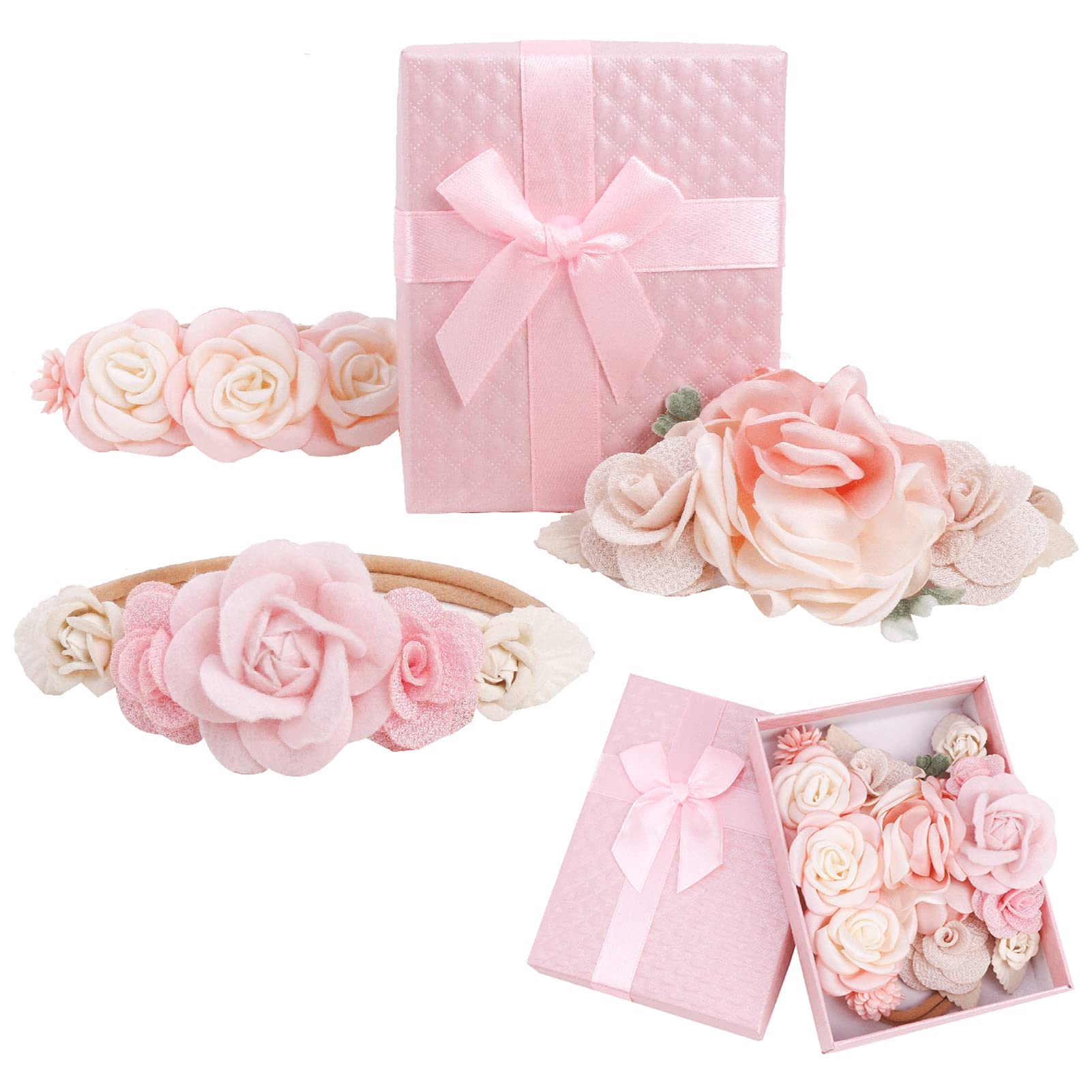BFNAAgirl baby shower headband adds charming detail for celebrations