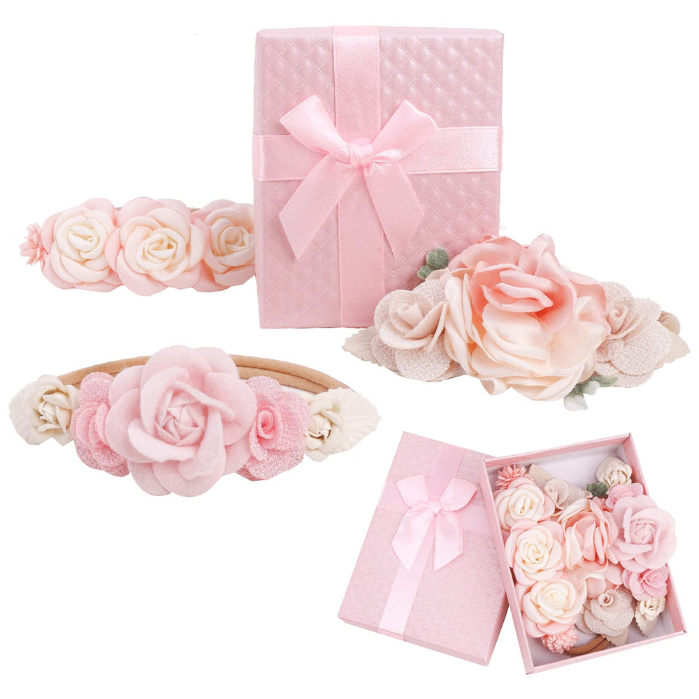 BFNAAgirl baby shower headband adds charming detail for celebrations