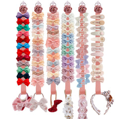 BFNAAgirl bow holder wall mount keeps bows neatly organized.