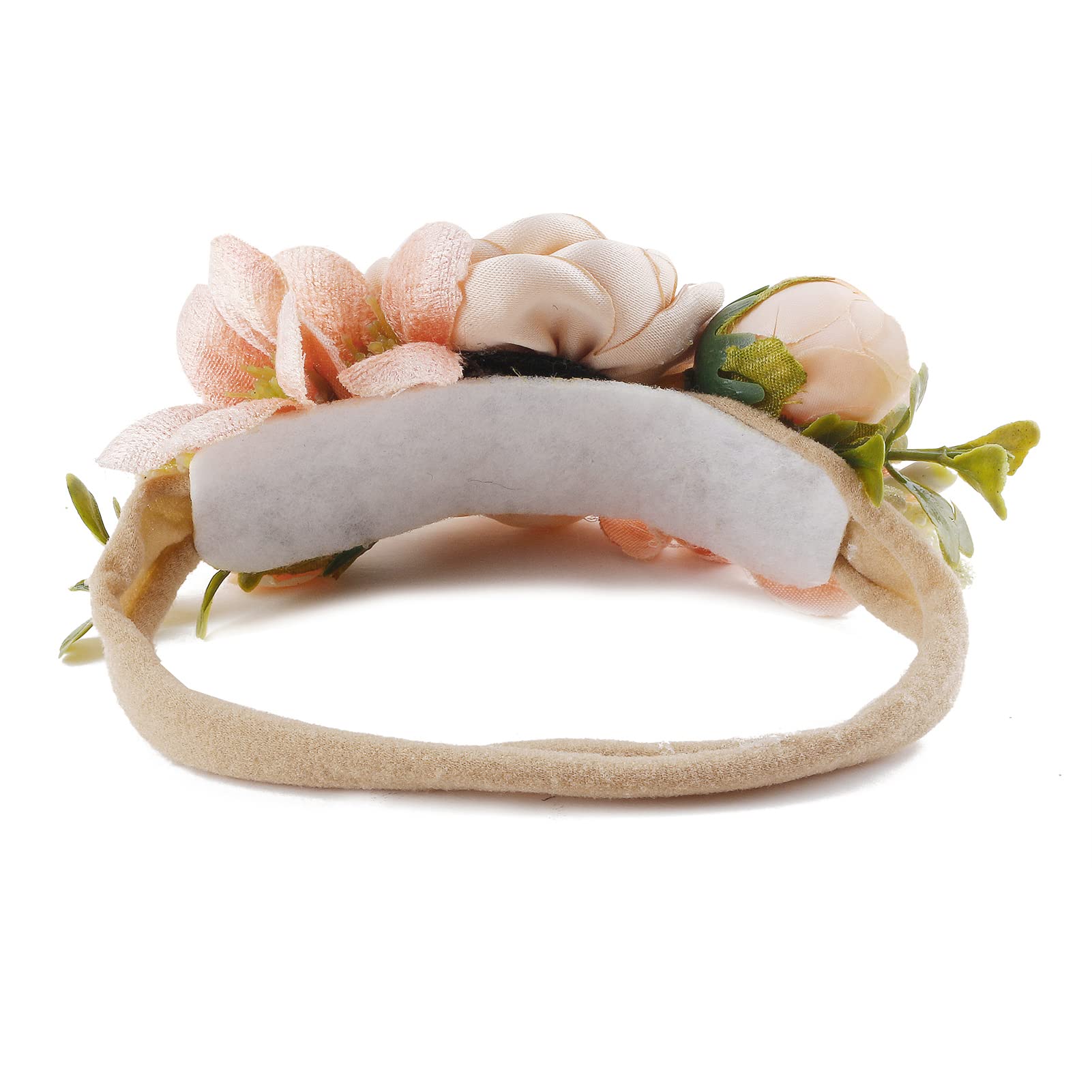 BFNAAgirl soft stretchy crown headband for comfy wear without marks
