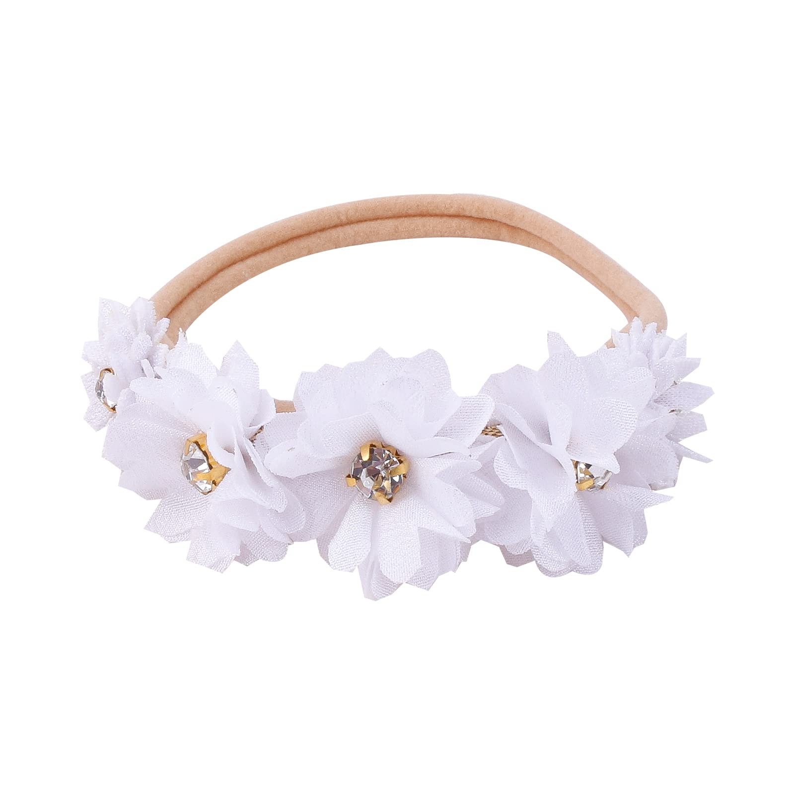 BFNAAgirl soft nylon elastic headband fits growing kids comfortably.