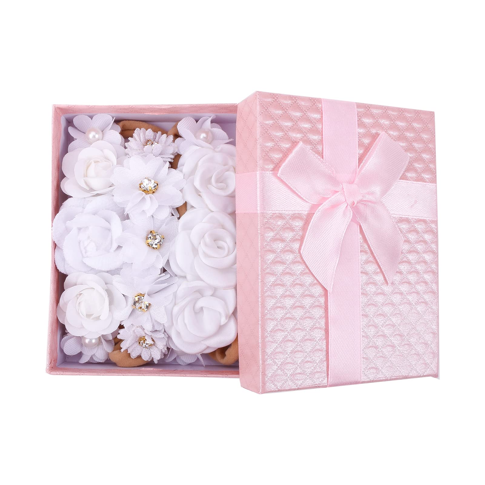 BFNAAgirl headband with pearl embellishment is ideal for birthday photos.