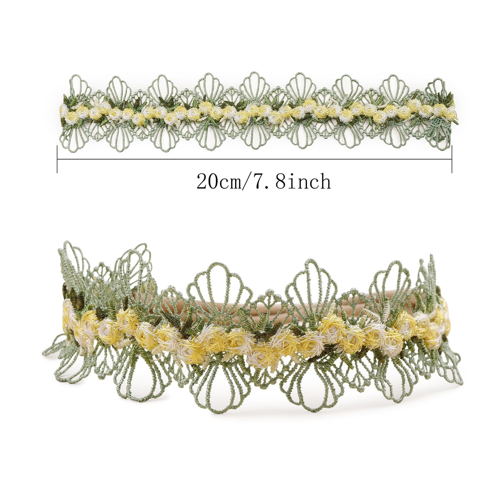 BFNAAgirl gift-boxed set of three flower headbands for celebrations.