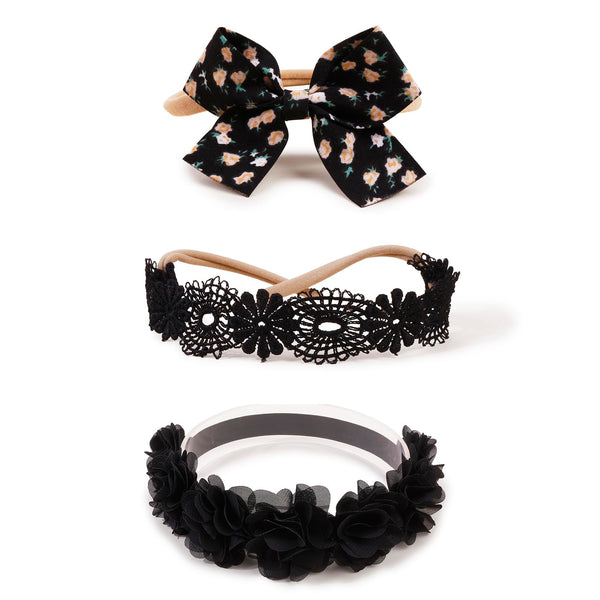 BFNAAgirl new model headband with flower collection for baby girls, soft and comfy