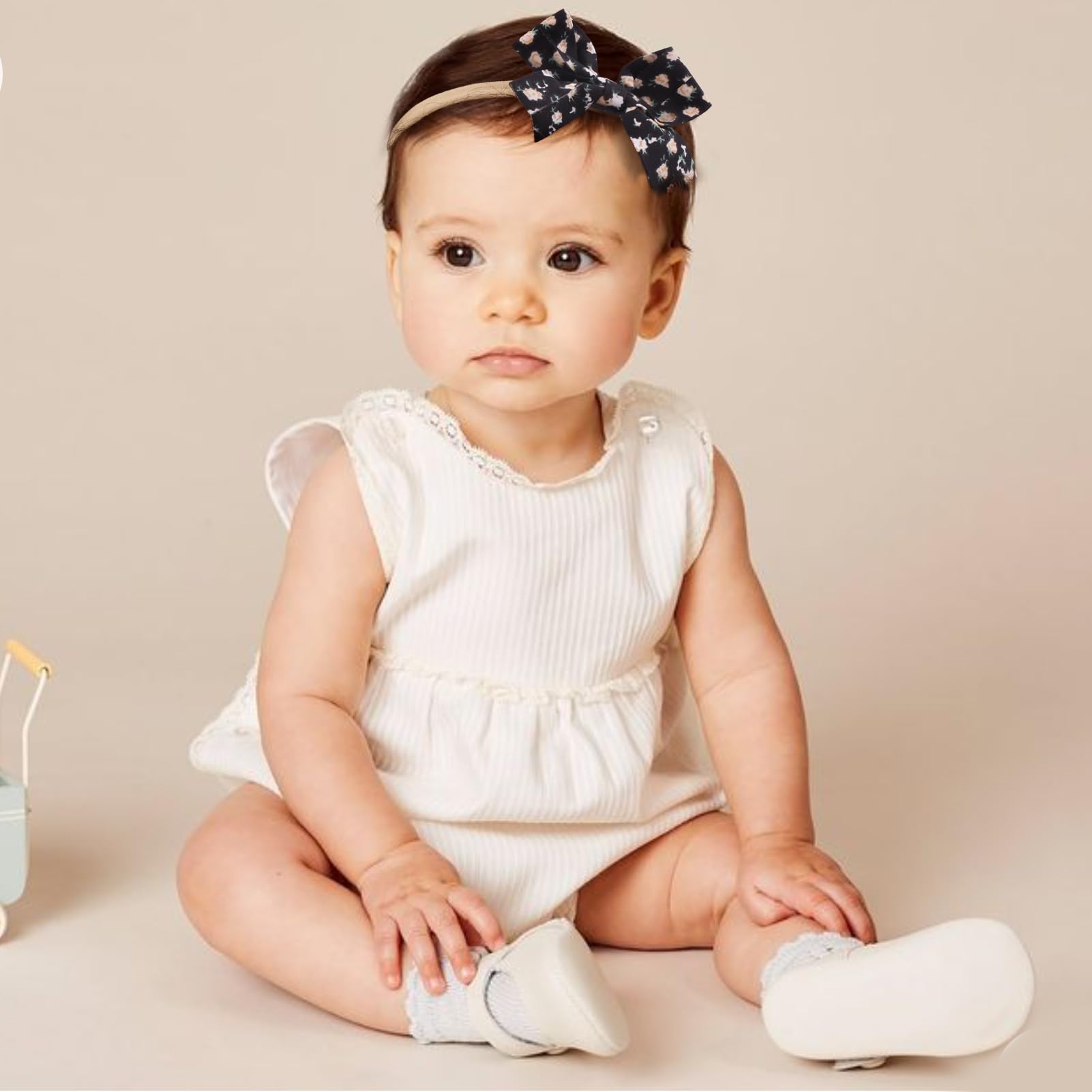 BFNAAgirl flower-collection headband on a lightweight nylon elastic band