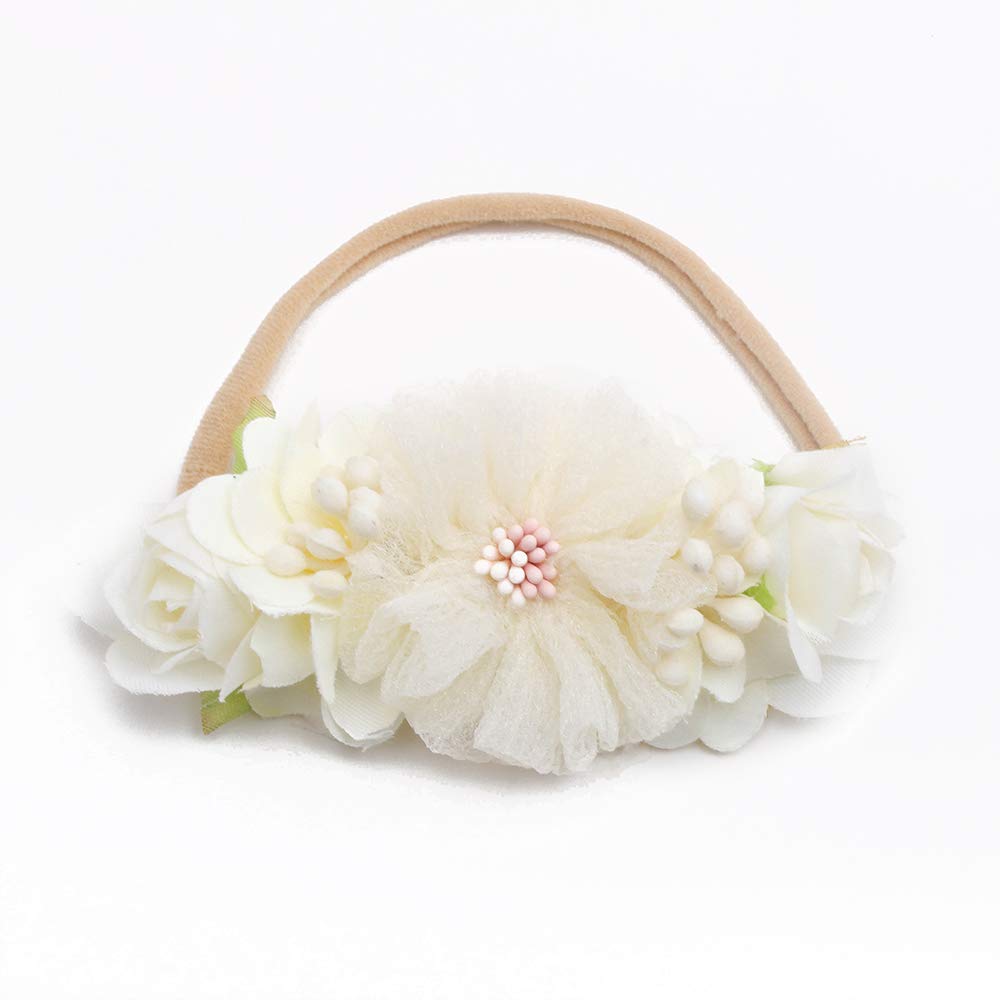 BFNAAgirl headband with rhinestones or pearls adds subtle sparkle for photos and events