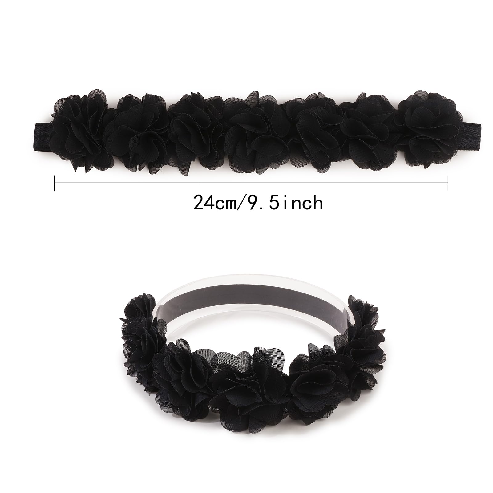BFNAAgirl versatile floral headbands for various hairstyles and occasions