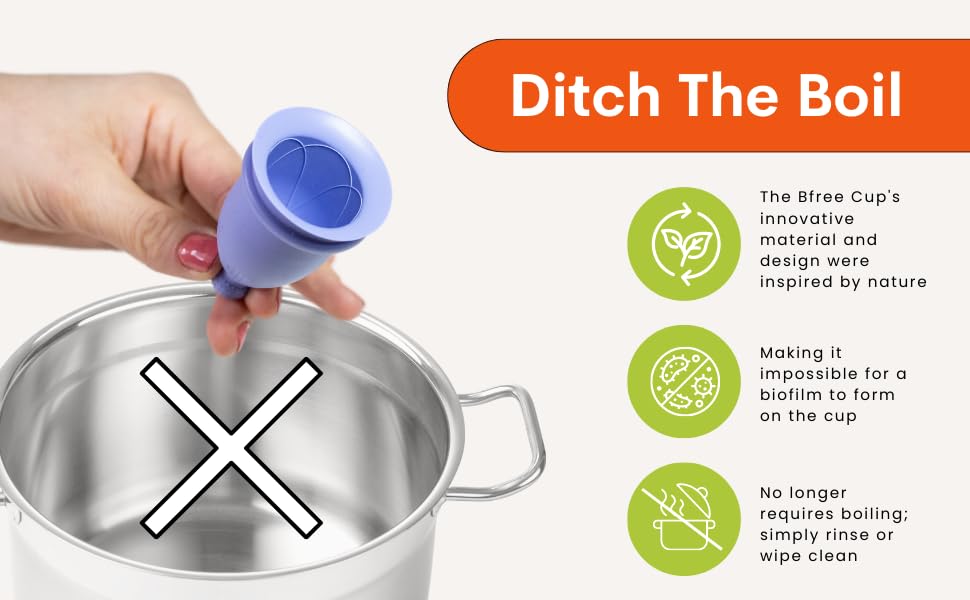 Bfree Cup double-seal rim demonstrates reliable leak prevention in daily use.