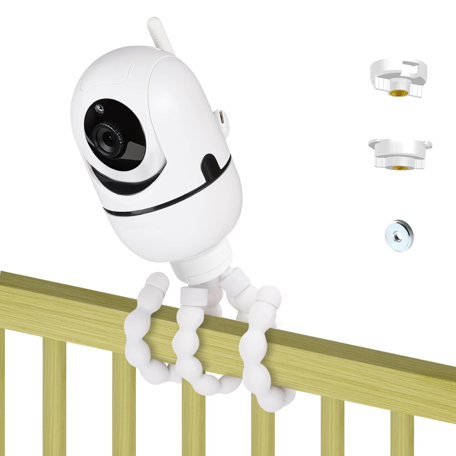 BFYTN baby monitor tripod mount compatible with HelloBaby for broad device fit.