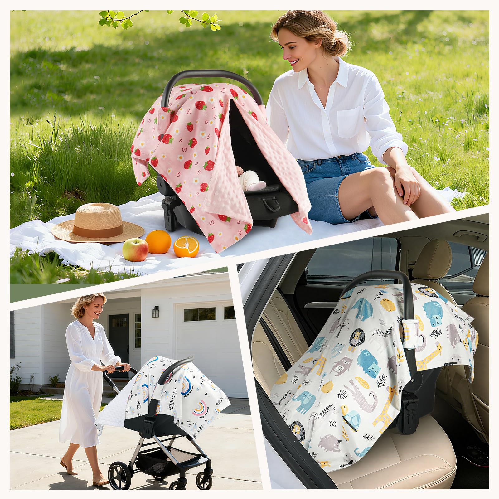 BG-BABYGO Animal World design adds playful style for outings.