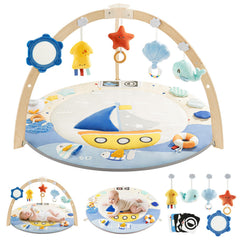 BG-BABYGO Baby Play Gym Ocean Adventure setup supports early exploration.