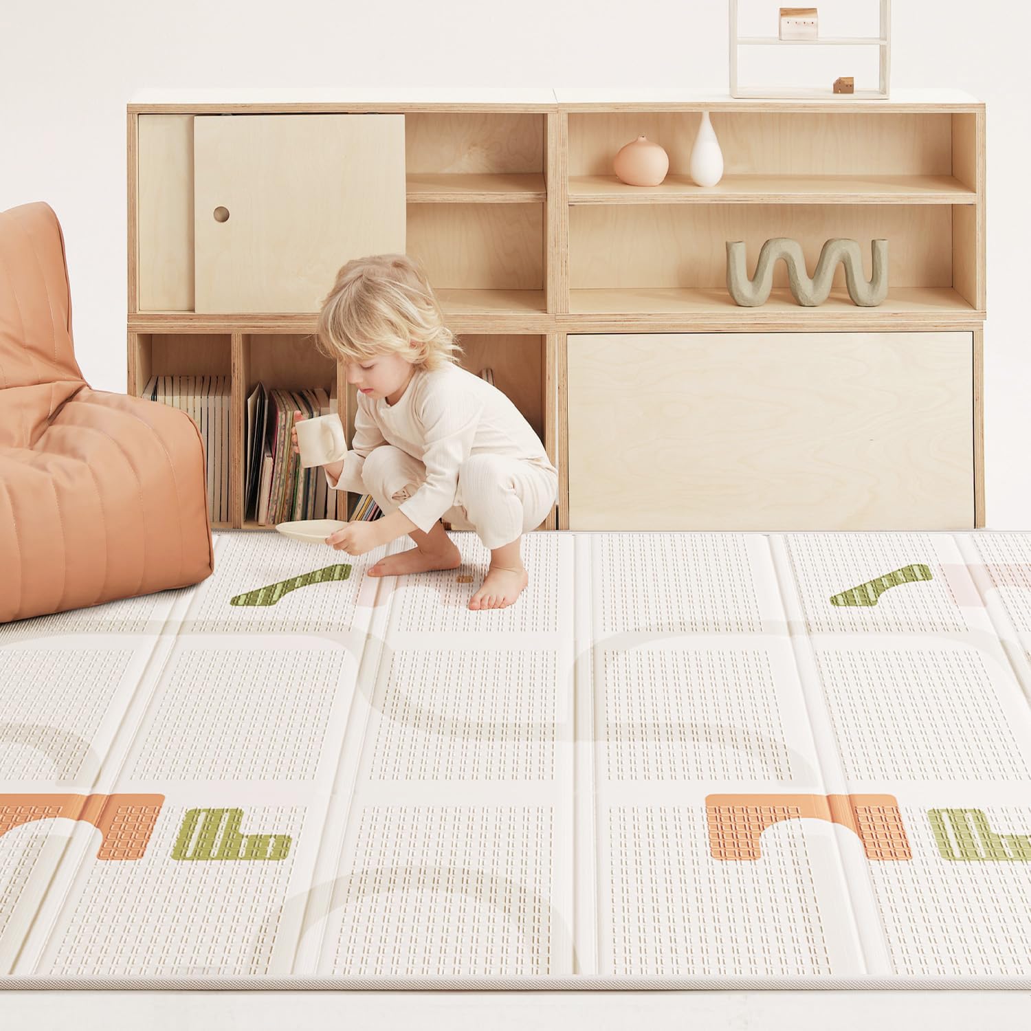 BG-BABYGO Baby Play Mat foldable design for easy transport and storage