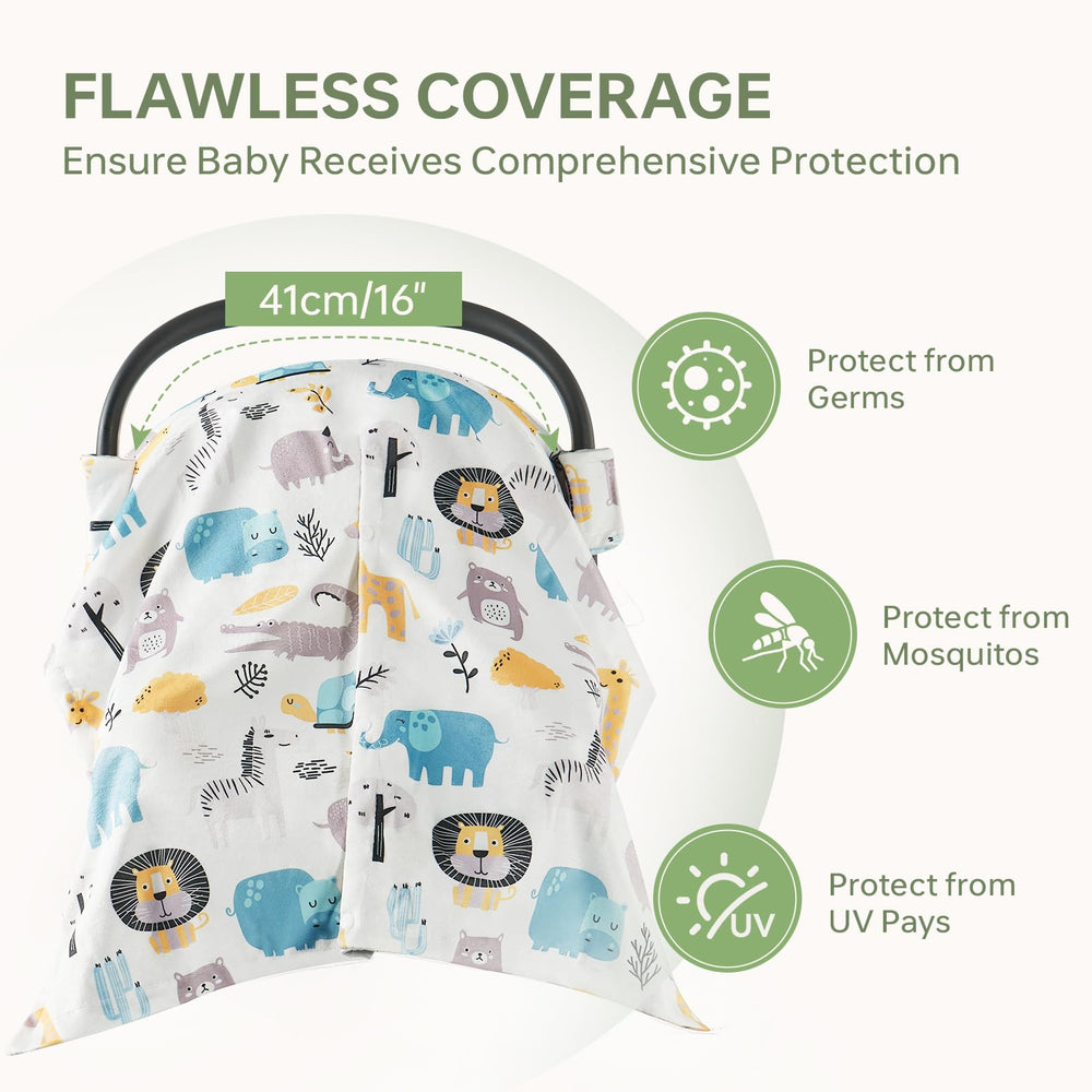 BG-BABYGO plush Minky interior provides cozy warmth for rides.