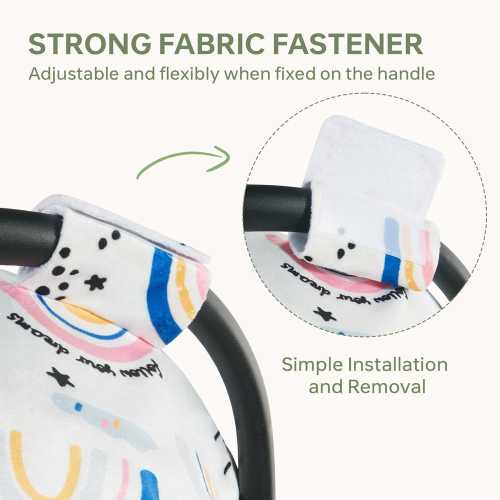 Versatile design can be used as nursing cover or blanket.