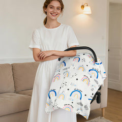 Soft plush minky interior keeps baby warm and cozy.