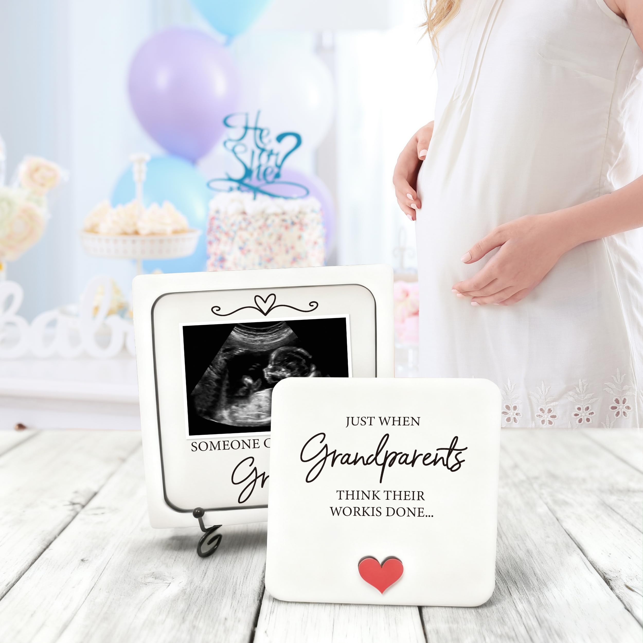 BGFMVS birth announcement board as a welcome keepsake