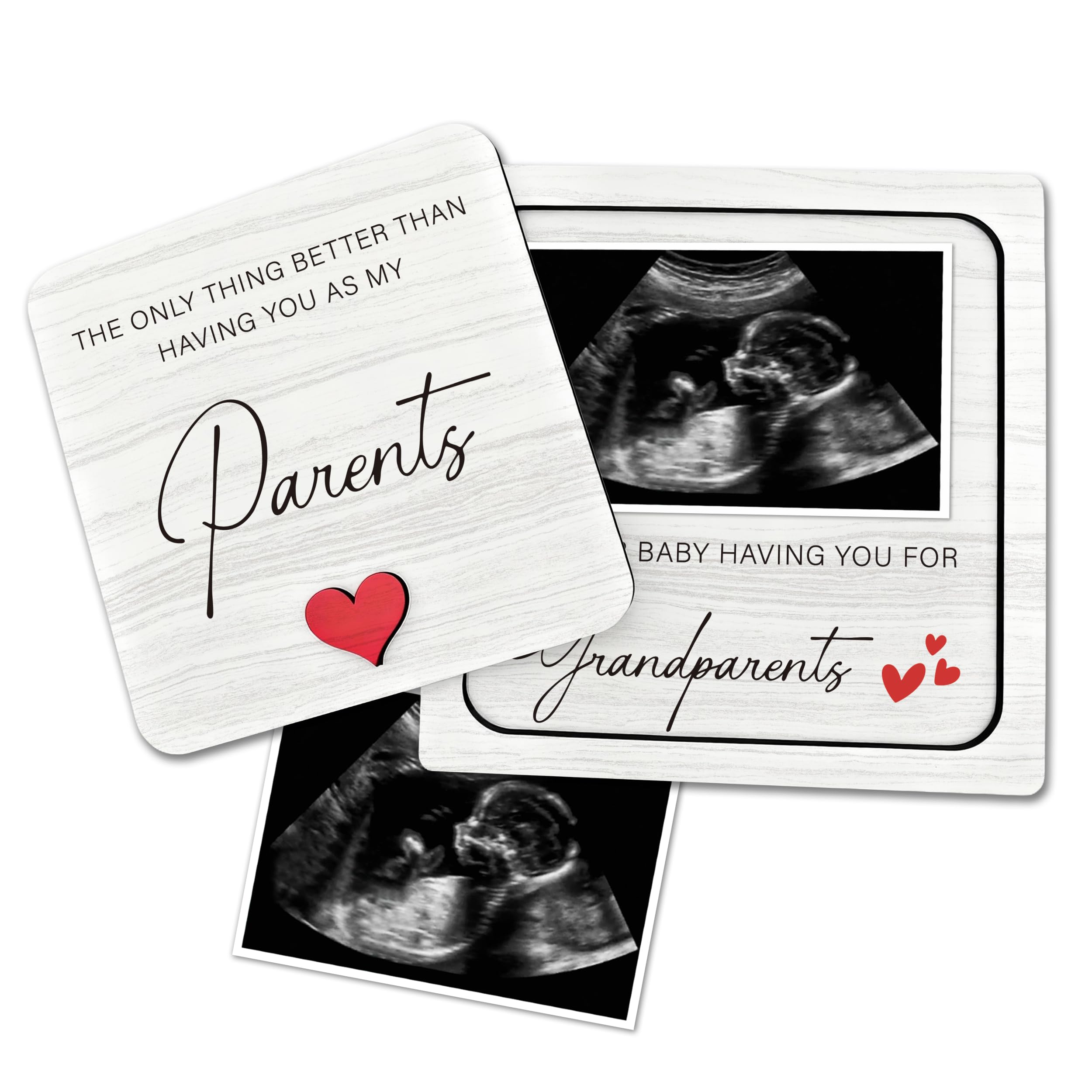BGFMVS pregnancy announcement frame ready for display at home.