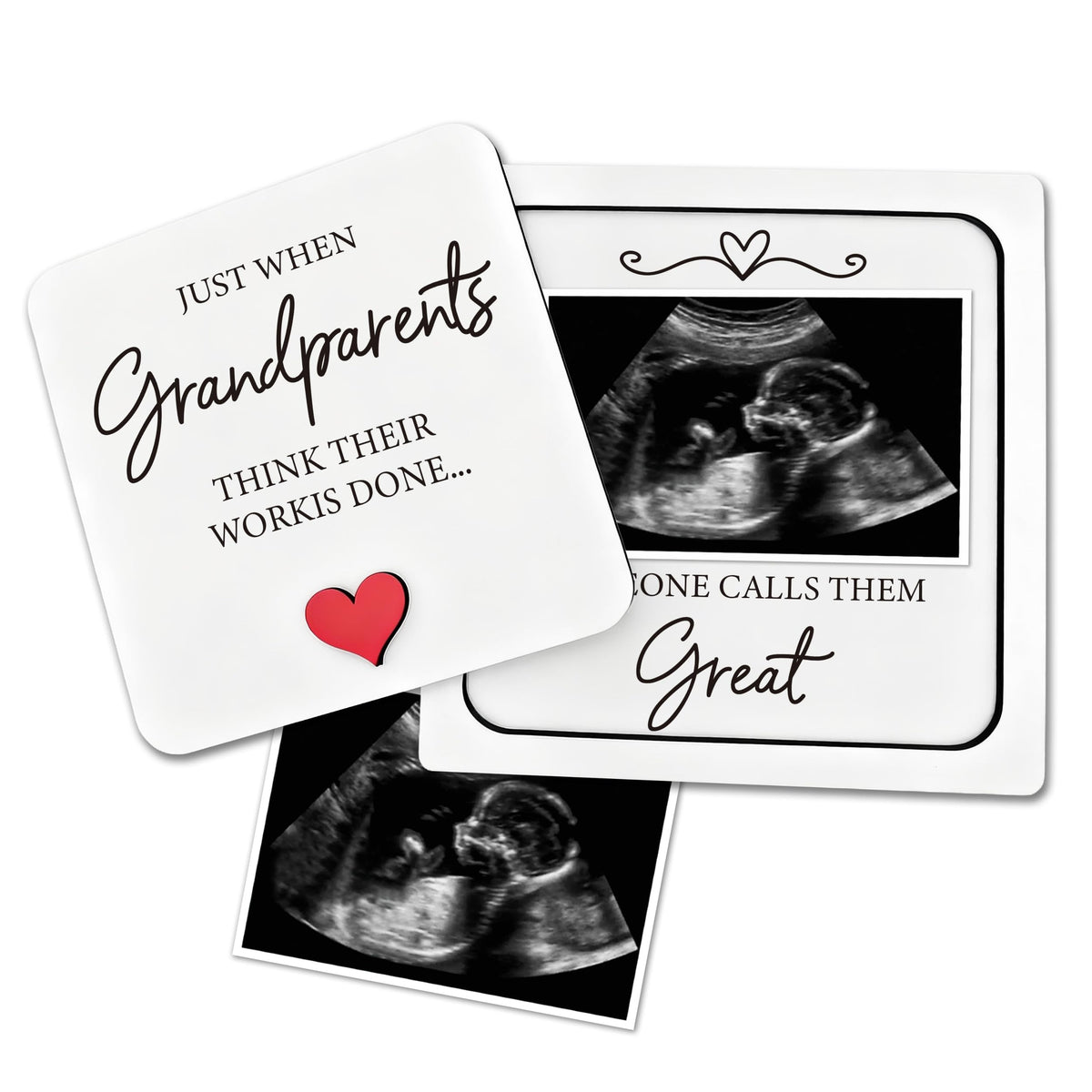 BGFMVS pregnancy announcement frame for display of ultrasound memories