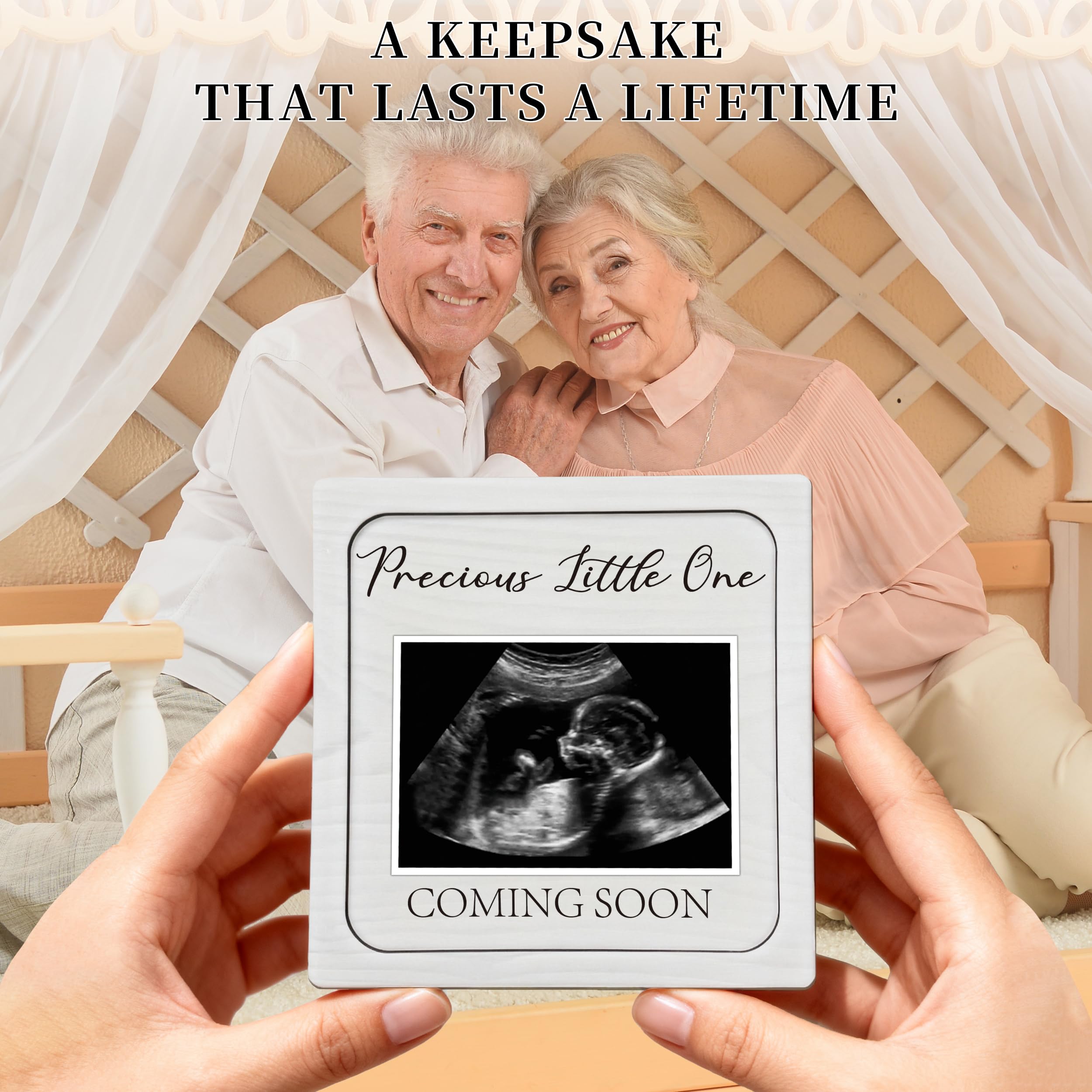 BGFMVS frame with 2x3 inch ultrasound slot, easy to display cherished moments.