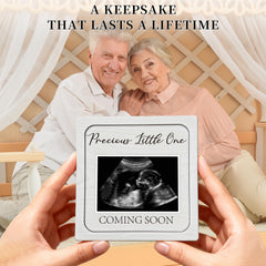 BGFMVS frame with 2x3 inch ultrasound slot, easy to display cherished moments.