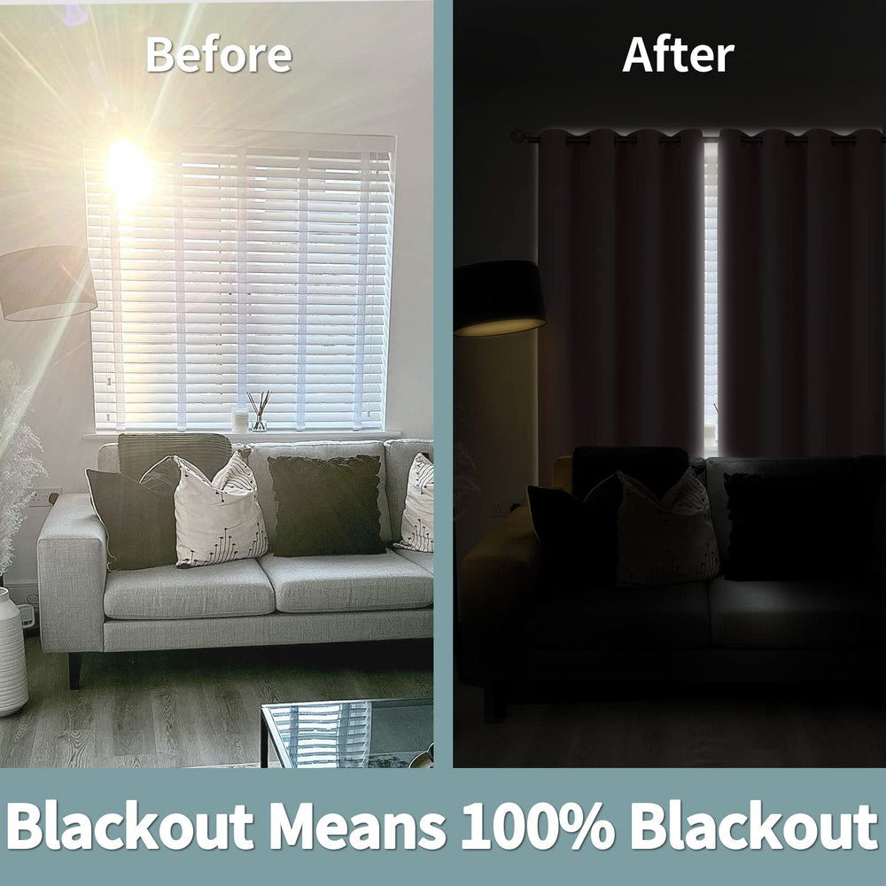 BGment Baby Pink window setup demonstrating full room darkening and privacy.
