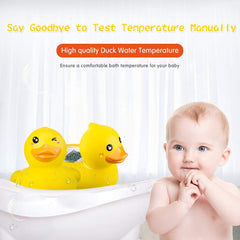 High/low temperature alert helps keep bath time safe.