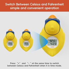 B&H safety alarm indicator alerts when water is too hot or cold.